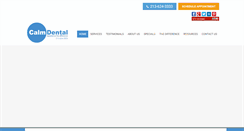 Desktop Screenshot of calmdental.com
